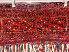 Turkmenischer Torba 130x42cm Teppich handgeknüpft sauber