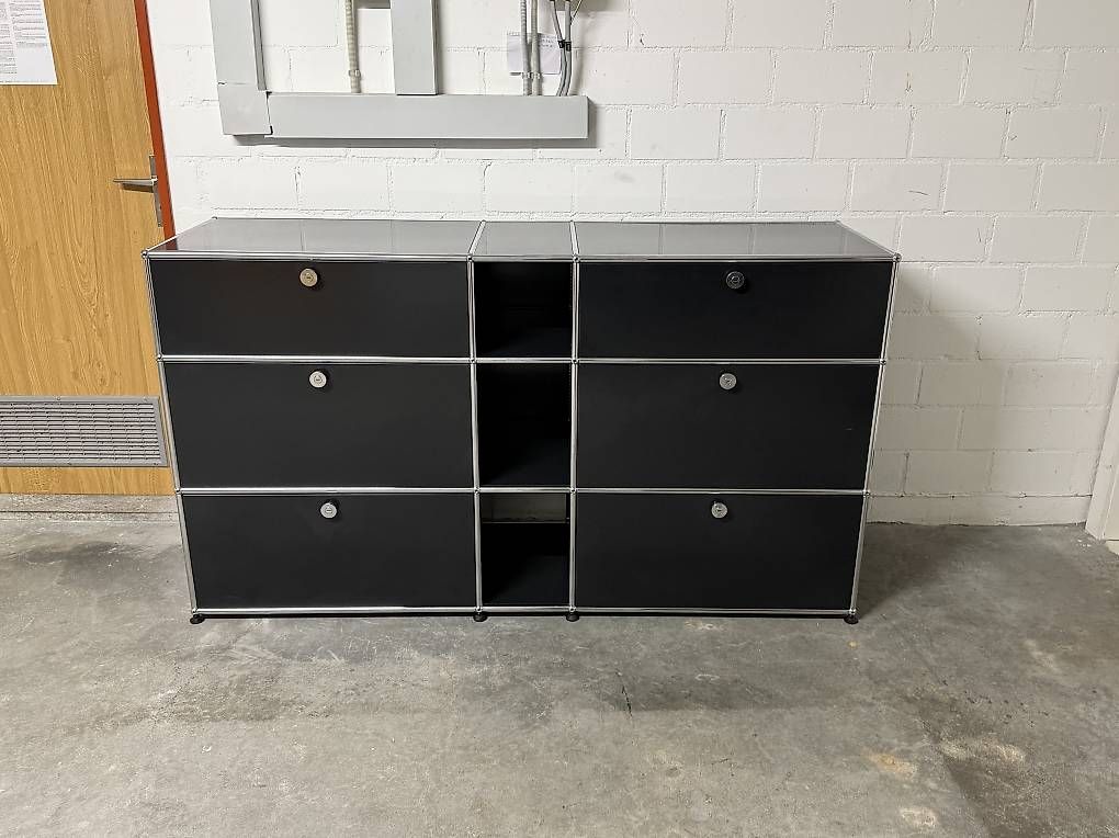 USM Cassettiere: USM Haller Sideboard Schwarz – Usato da Dietikon venduto da Kumar_Occasionen