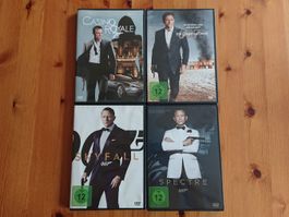 James Bond 007 1 bis 4 auf DVD mit Daniel Craig
