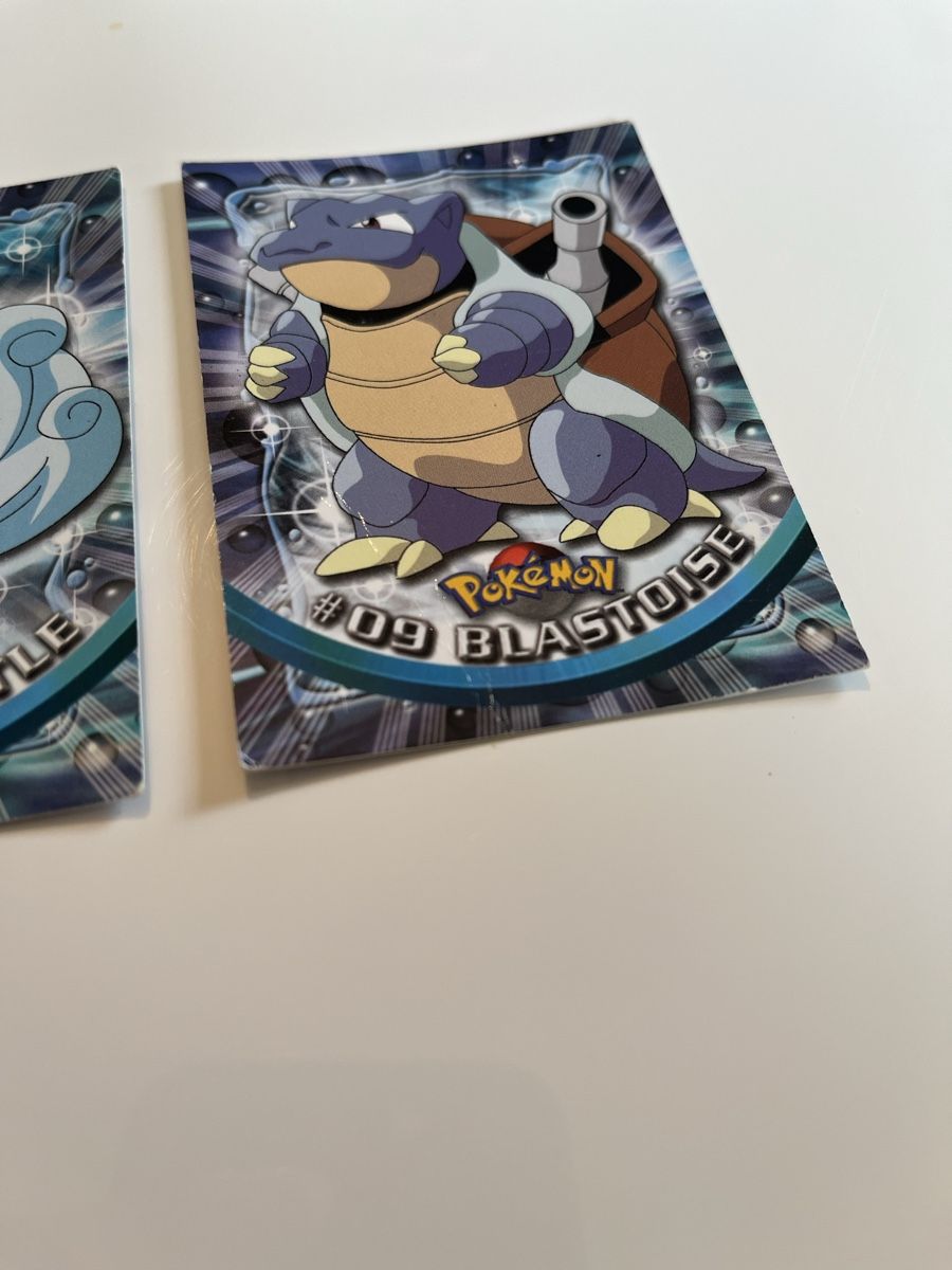 Topps Carte collezionabili: Pokémon TOPPS Series 1: Squirtle, Wartortle, Blastoise – Usato da Thun venduto da ladoppiaesse.cards 1