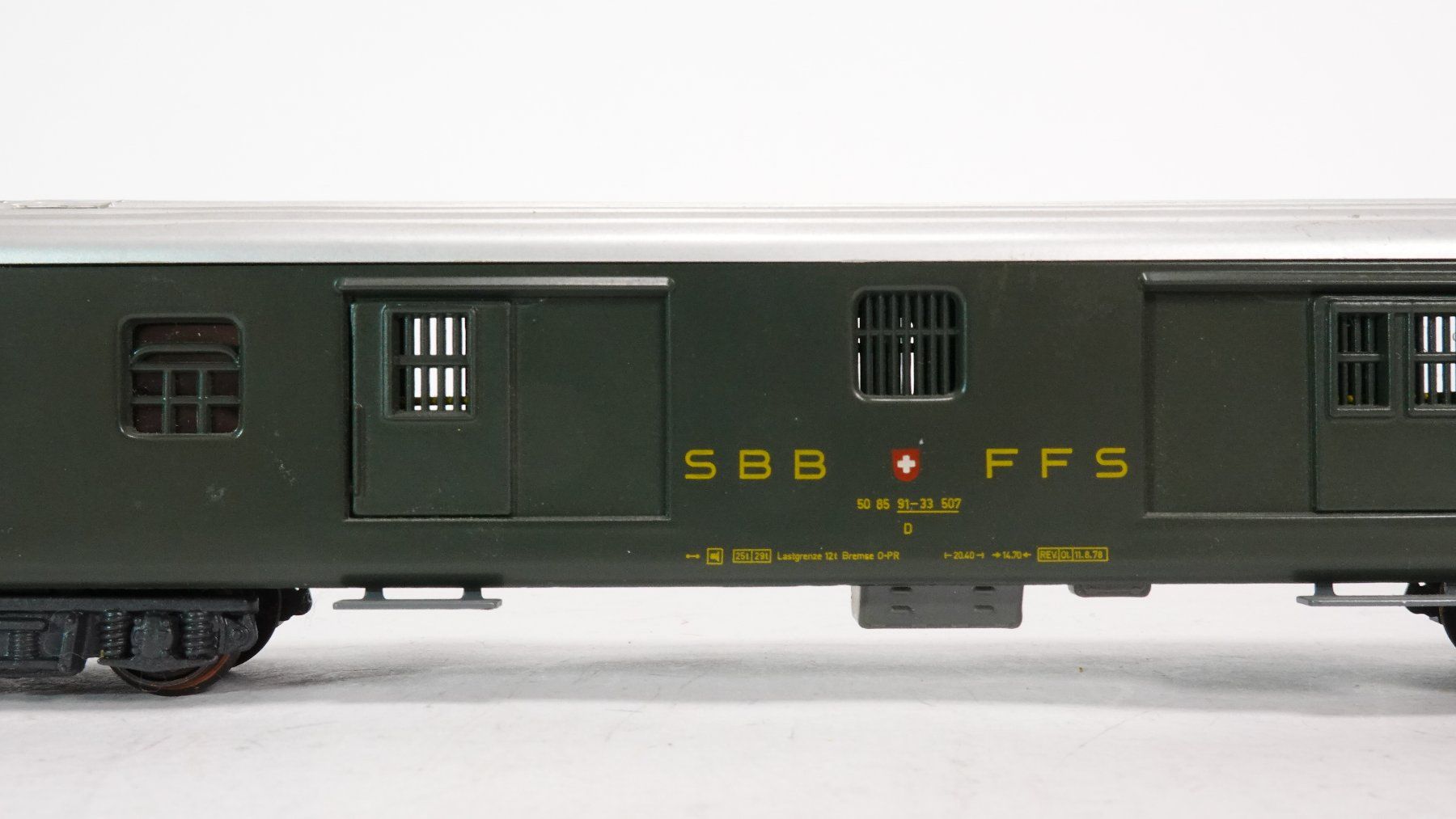 Hag Modelleisenbahnen: e60 HAG SBB Gepäckwagen grün – Gebraucht aus Thun von evinka_gmbh 6