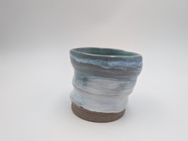 Keramik Coffecup "der Schräge". Handmade