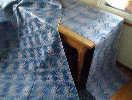 Matratzenstoff Polsterstoff Art Déco 6,54 x 1,22m, unbenutzt