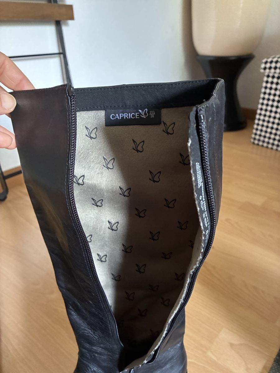 Scarpe da donna: Bottes en cuir noir Caprice – Usato da Biel/Bienne venduto da Lianumi 5