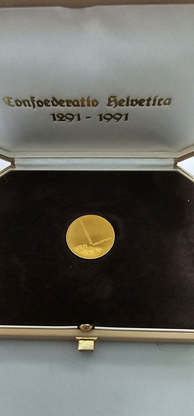 Tutti le monete: Goldmünze 250 Franken 1991 – Nuovo (secondo la descrizione) da Bilten venduto da Stefan6363