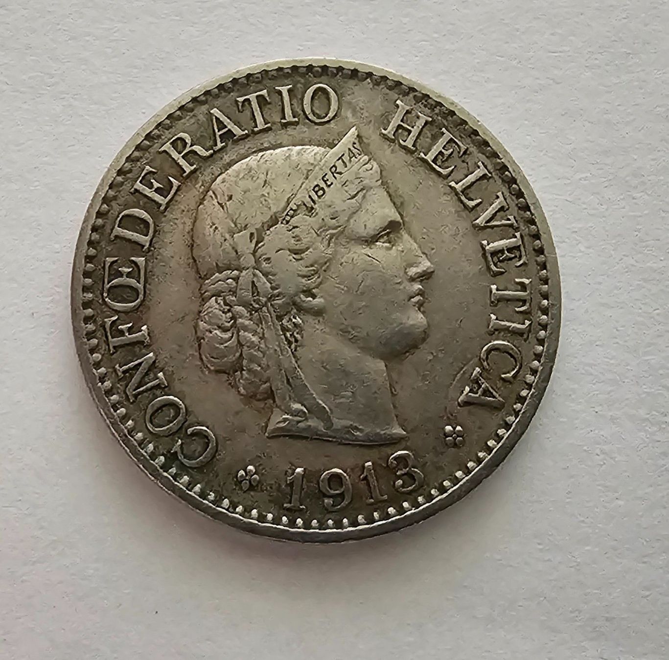 Tutti le monete: 1 Pièce 10 CTS 1913 – Usato da Cortaillod venduto da Titus130