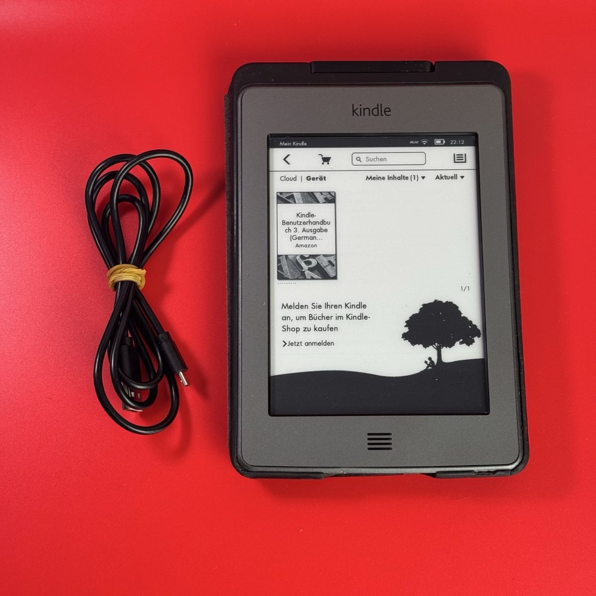 Amazon Tablet PC: Amazon Kindle Touch (4. Gen) mit Lighted Leather Cover & MP3 – Usato da Rümlang venduto da vla_9g7d 2