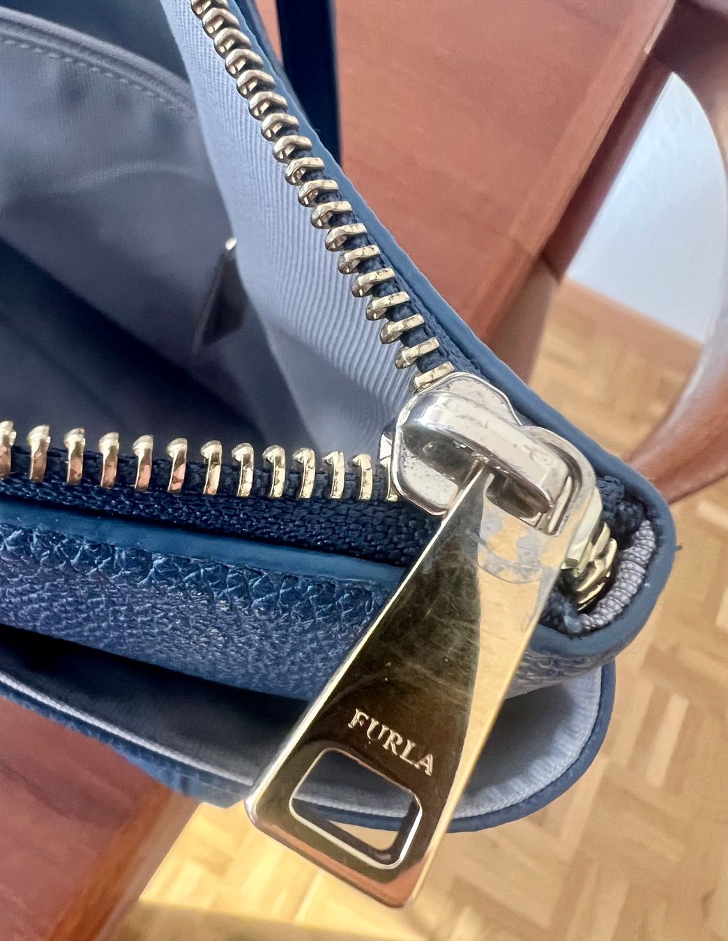 Furla Borse da donna: Furla Shopper Leder blau – Usato da Basel venduto da abo_7yys 4