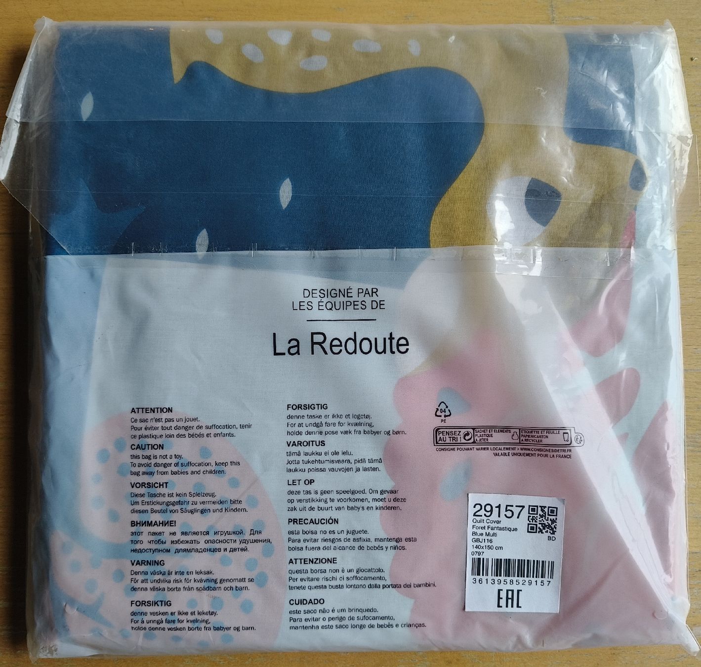 La Redoute Biancheria da letto: Housse d'oreiller et drap.LA REDOUTE  – Nuovo e nell'imballaggio originale da Prêles venduto da Edirick13 3