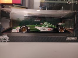 Jaguar R1 #8 J. Herbert, Grün F1 2000 von Hot Wheels 1/18