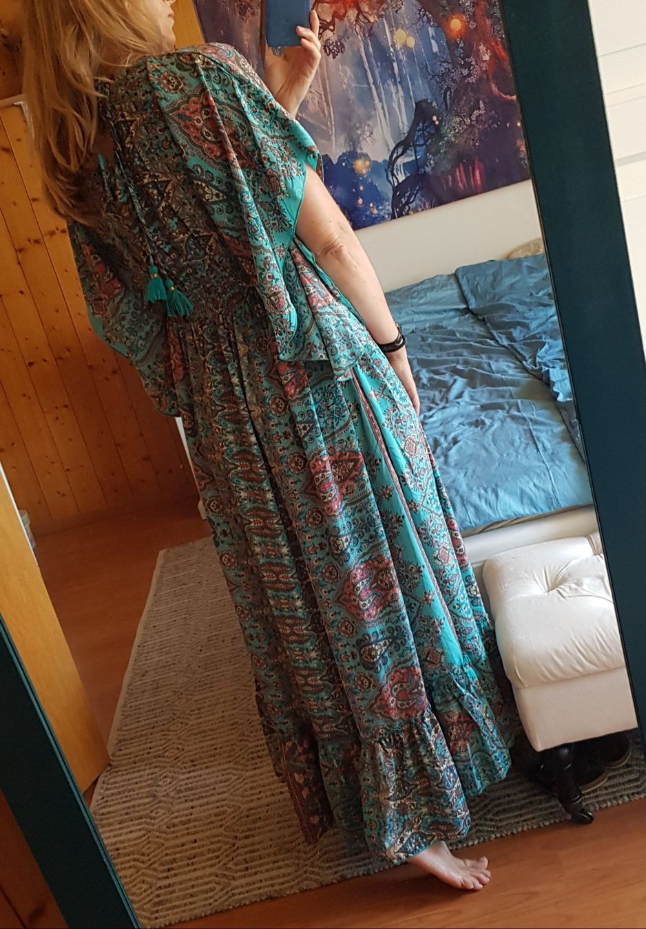 Vestiti: Schönstes Elfen Seidenkleid Boho Gr S- M – Nuovo (secondo la descrizione) da Menznau venduto da Valinor 1