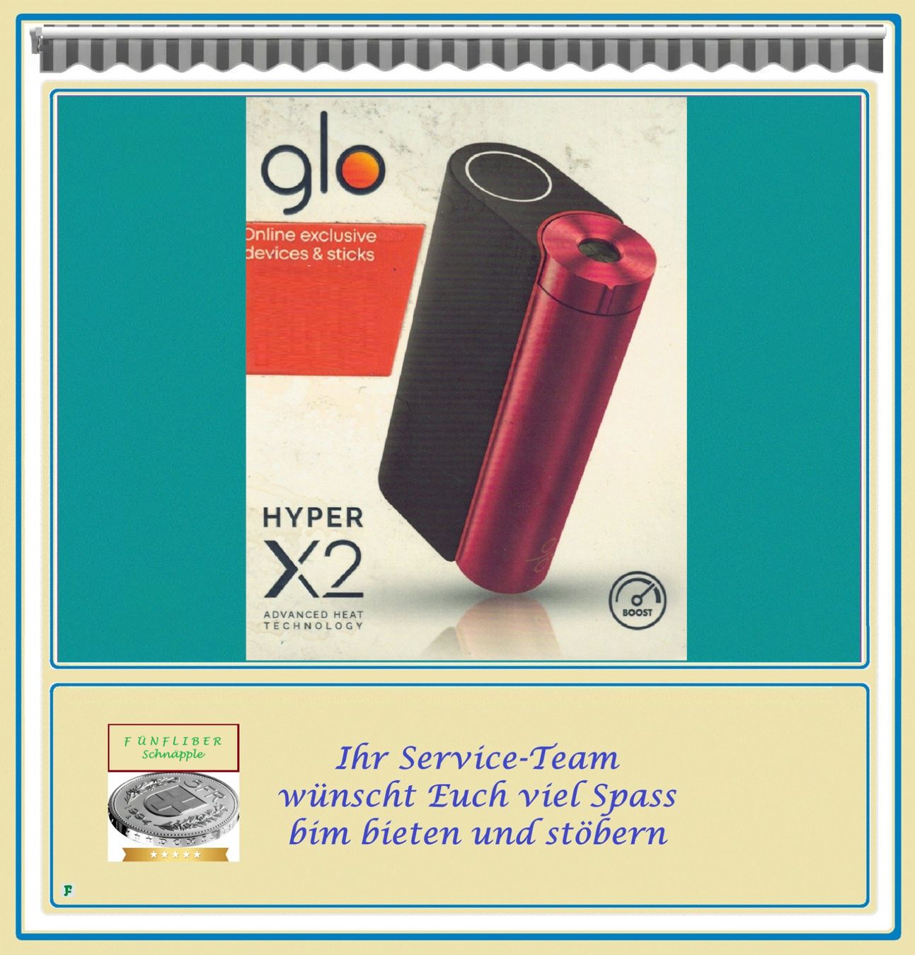 Glo Autres tabacs: glo™ • HYPER X2 • E-Zigarette in rot – D'occasion à Münchwilen TG par FDOF_SHOP 1