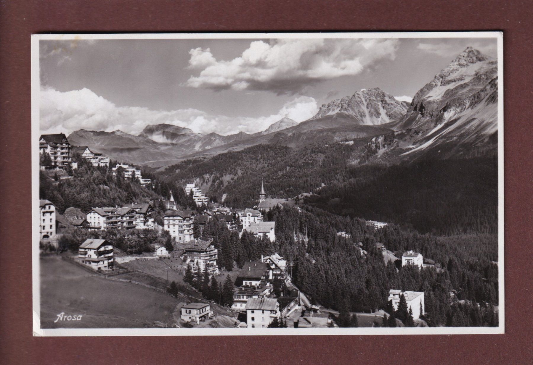 Ansichtskarten: AROSA - Teilansicht – Gebraucht aus Pully von nicecards