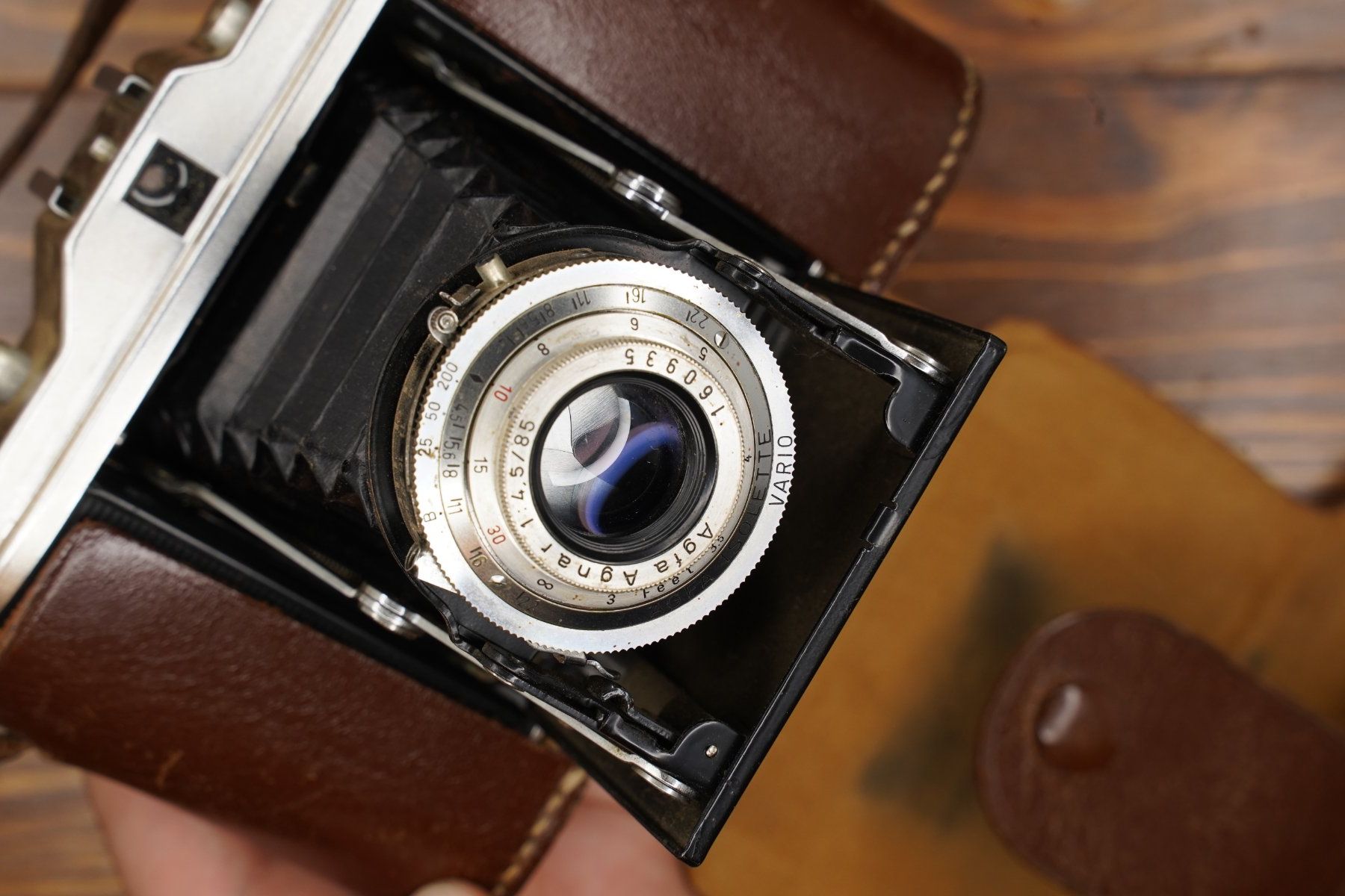 Agfa Fotocamera: Agfa Isolette I 6x6 mit Case – Usato da Bern venduto da FotoStrobo.ch_Outlet 3