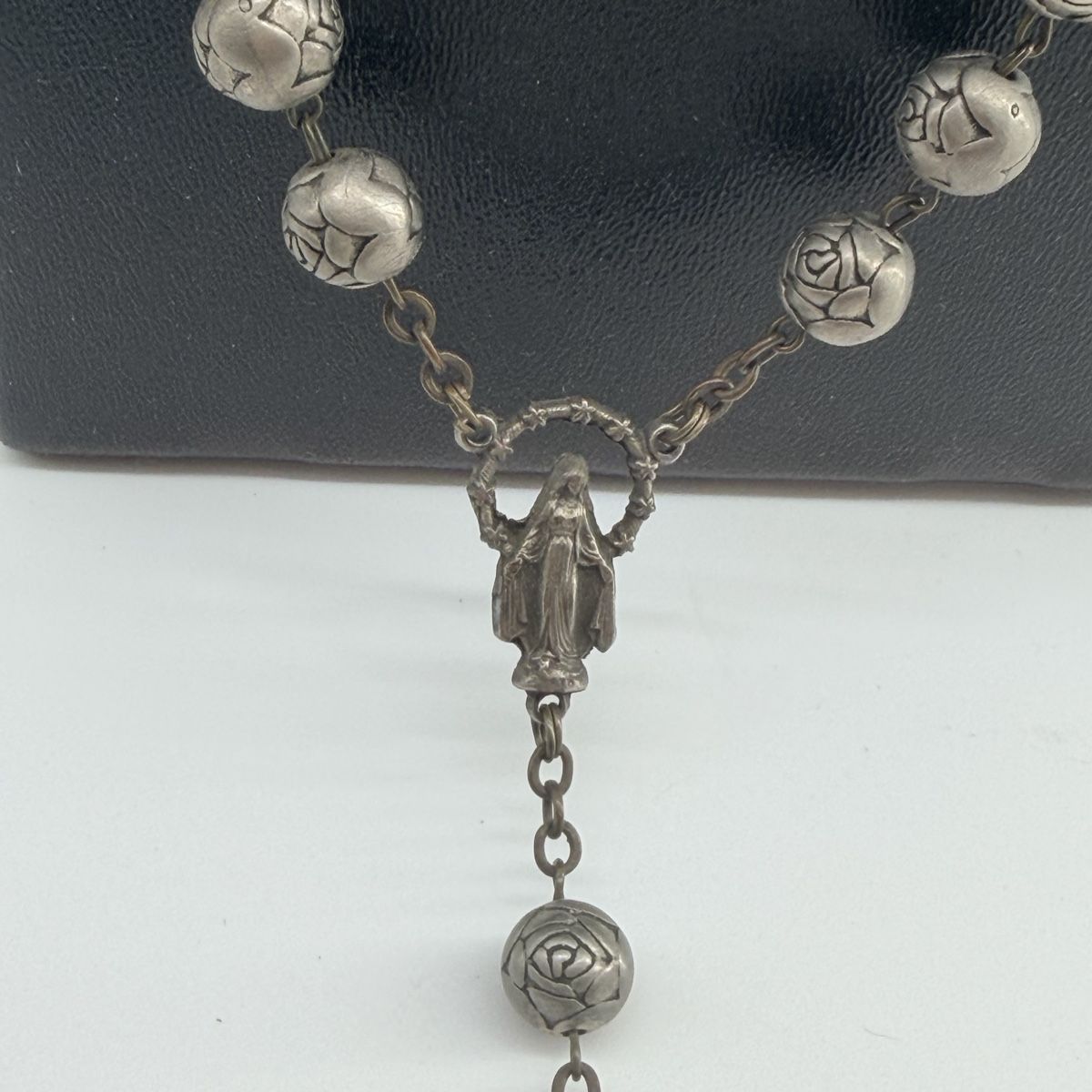 Sonstiger Schmuck: Ancien chapelet catholique roses Vierge – Gebraucht aus Vessy von _Callidus_ 2