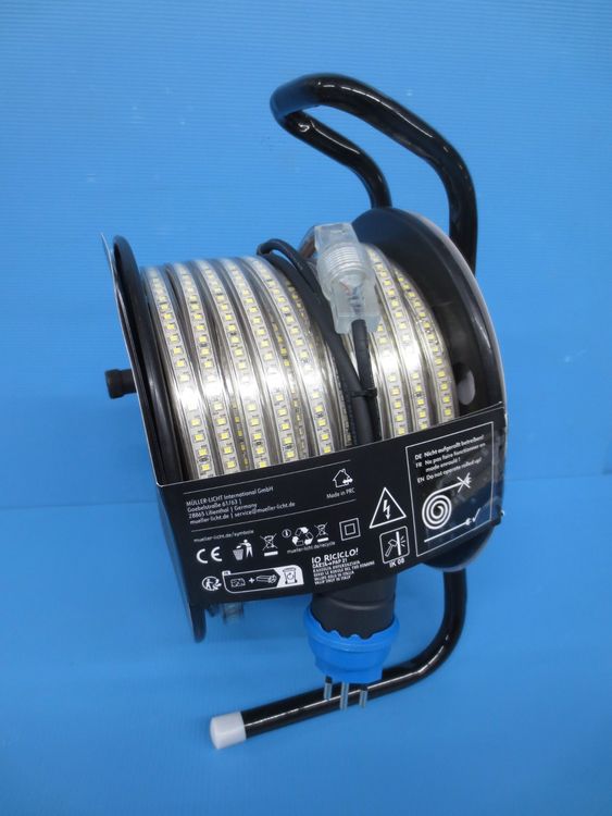 25m LED Kabelrolle LED-Lichtschlauch für Baustellen Garten (Neu und ...