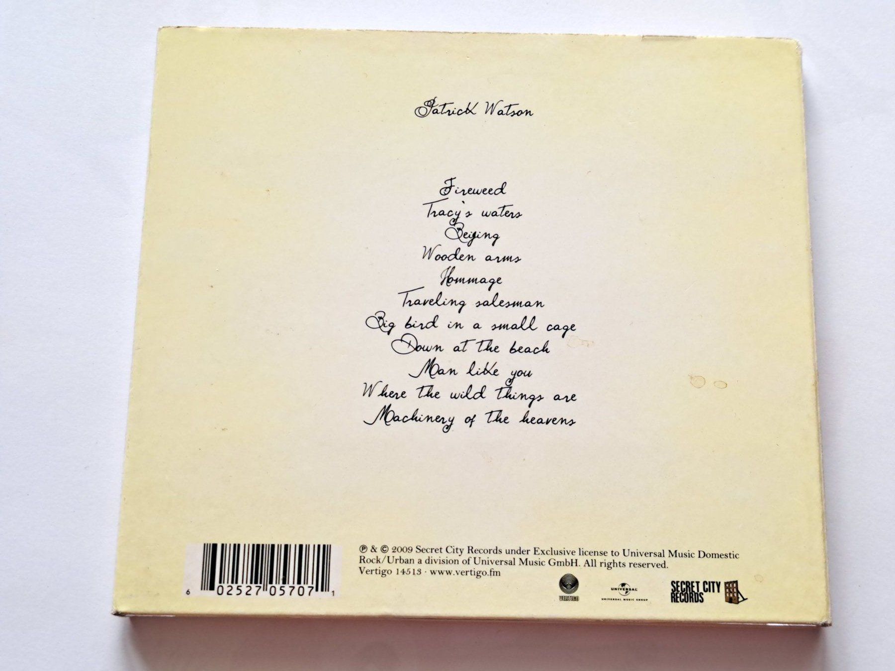 CDs: Cd Patrick Watson - Wooden Arms  – Gebraucht aus Pully von bro_n52j 2