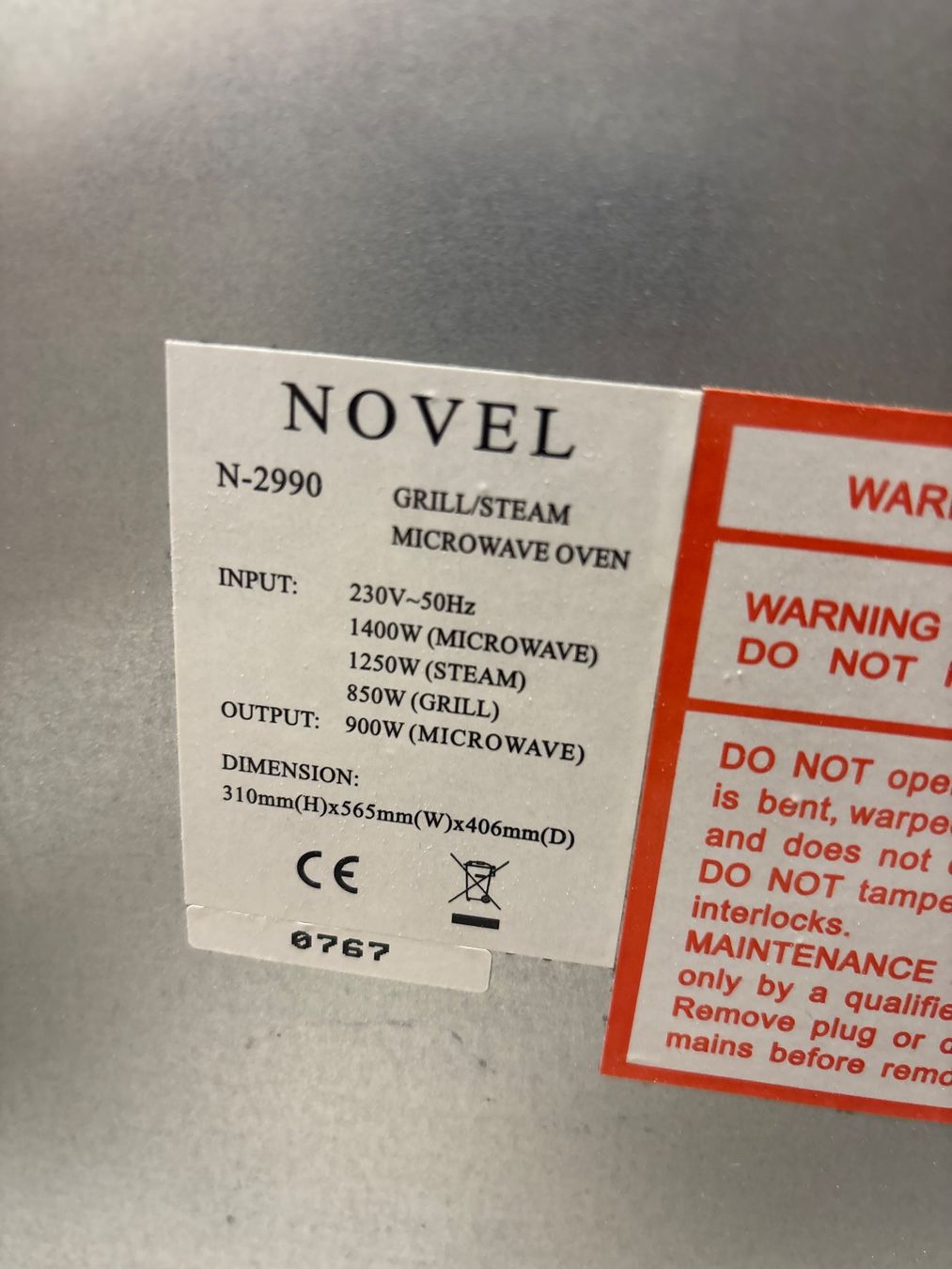 Elettrodomestici da cucina: Mikrowelle Kombi Backofen Steamer – Usato da Schaffhausen venduto da hallovater 4
