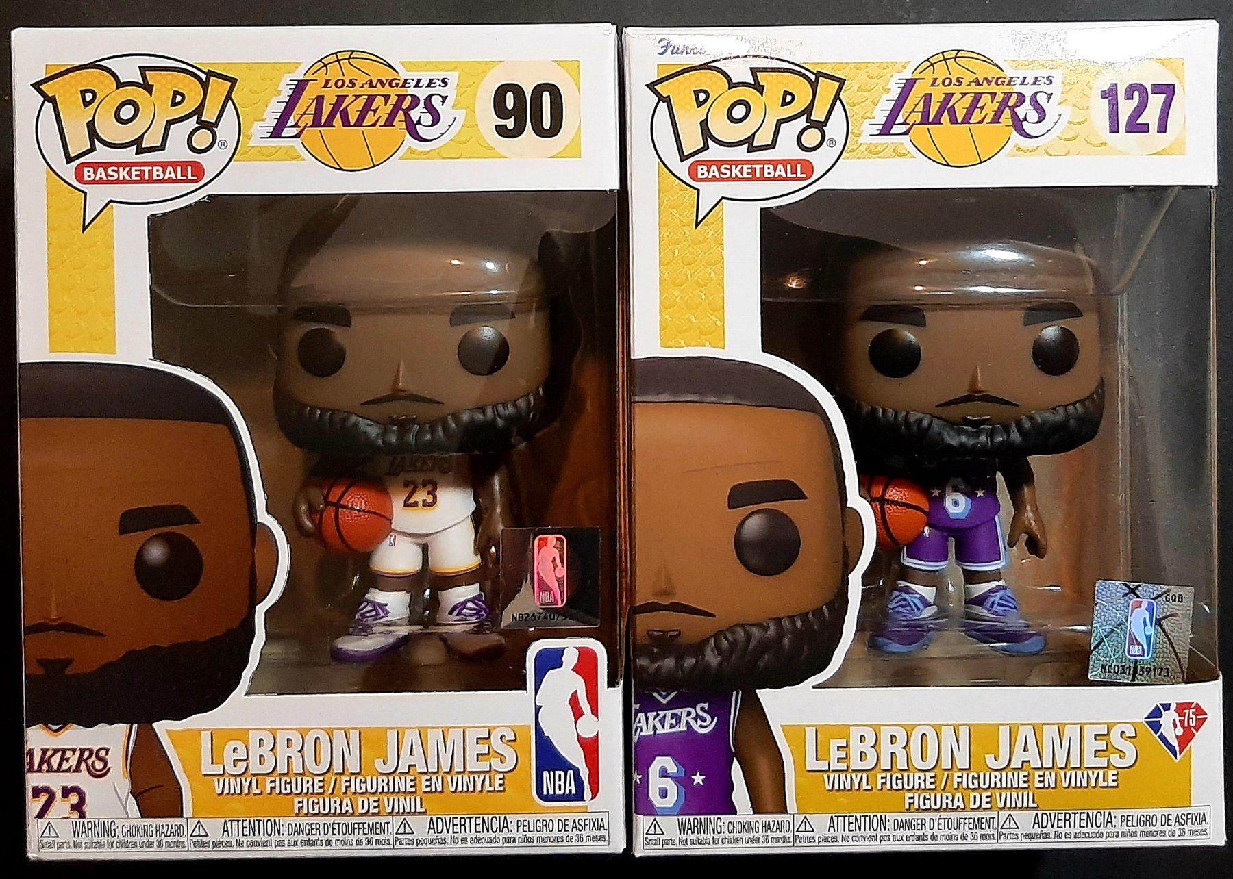 Funko Statuette: Funko Pop NBA  LeBron James – Nuovo e nell'imballaggio originale da Montet (Glâne) venduto da KOADA