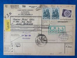 DIV1981 - Bulletin d'expédition (2) - Lausanne -> Arcachon