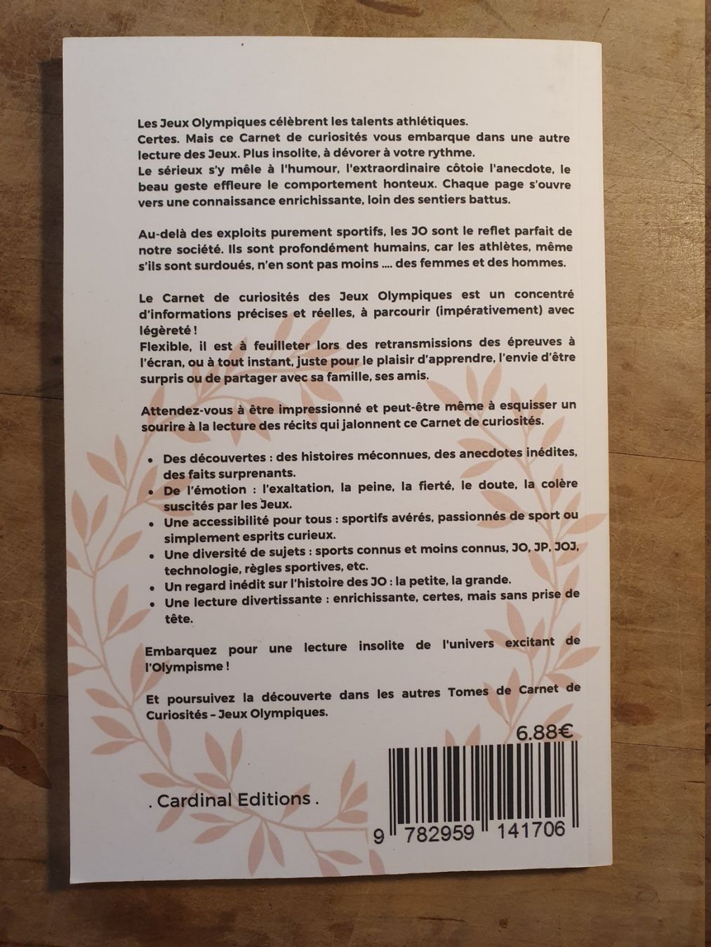 Bücher: Carnet de Cuiosites Jeux Olymiques Cardinal – Gebraucht aus Zürich von loosebone 1