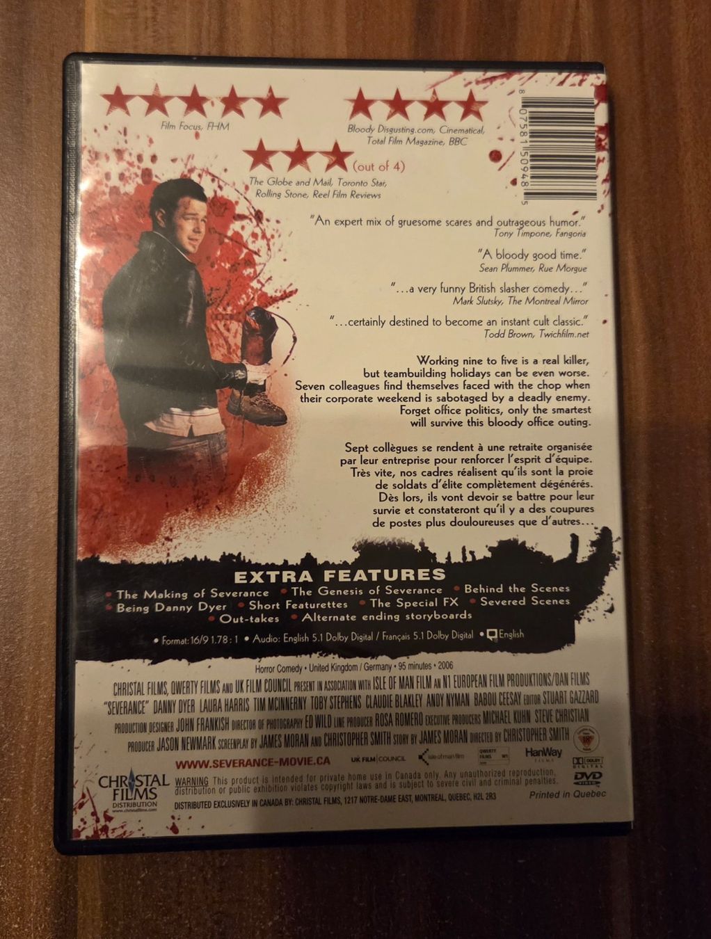 Tutti i DVDs: Severance [DVD] – Usato da Wauwil venduto da oeh_5zcb 1