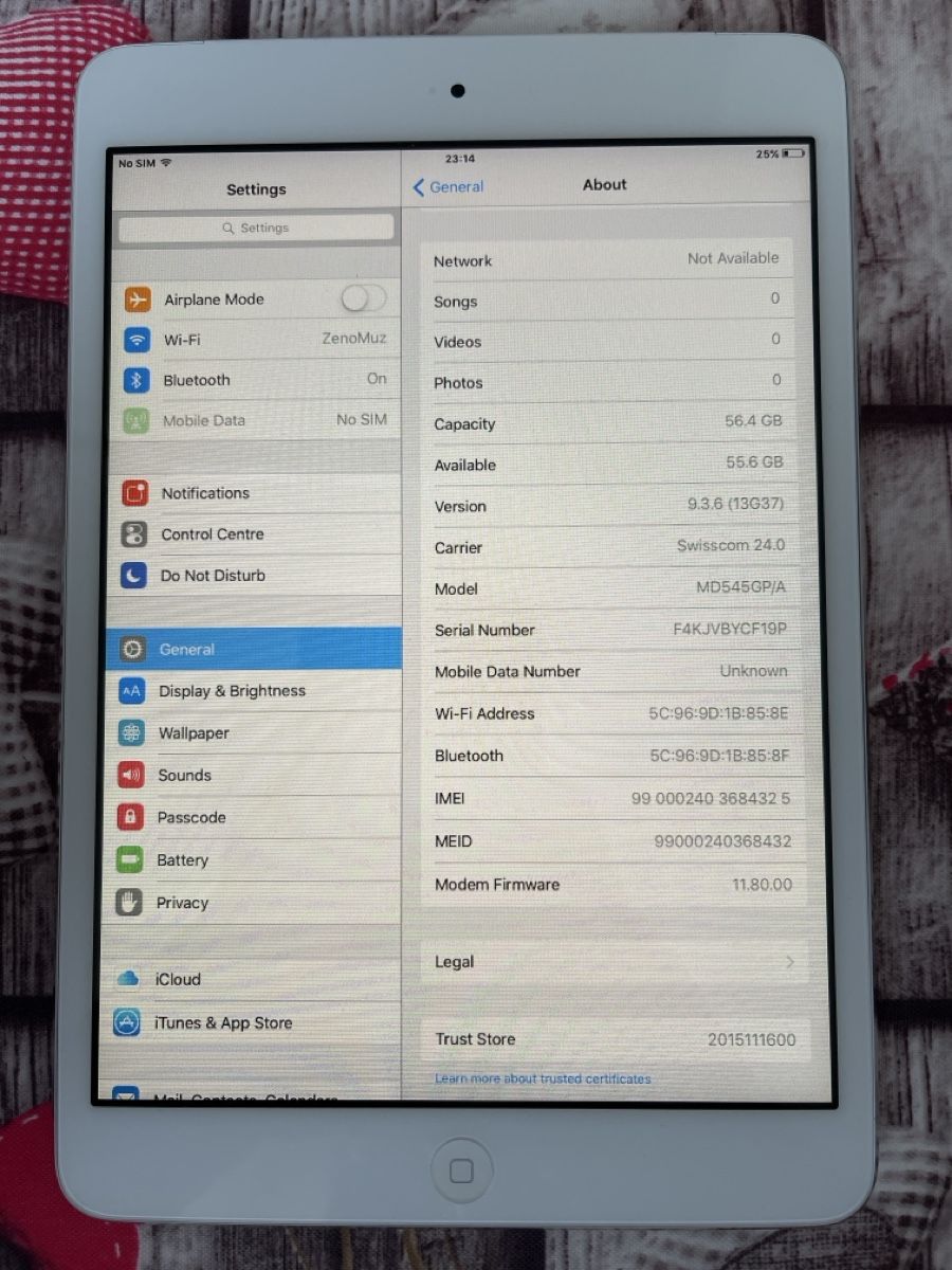Apple Portables: Apple iPad Mini 64GB SIM - Model : MD545GP/A – D'occasion à Bussigny par Dali430 1