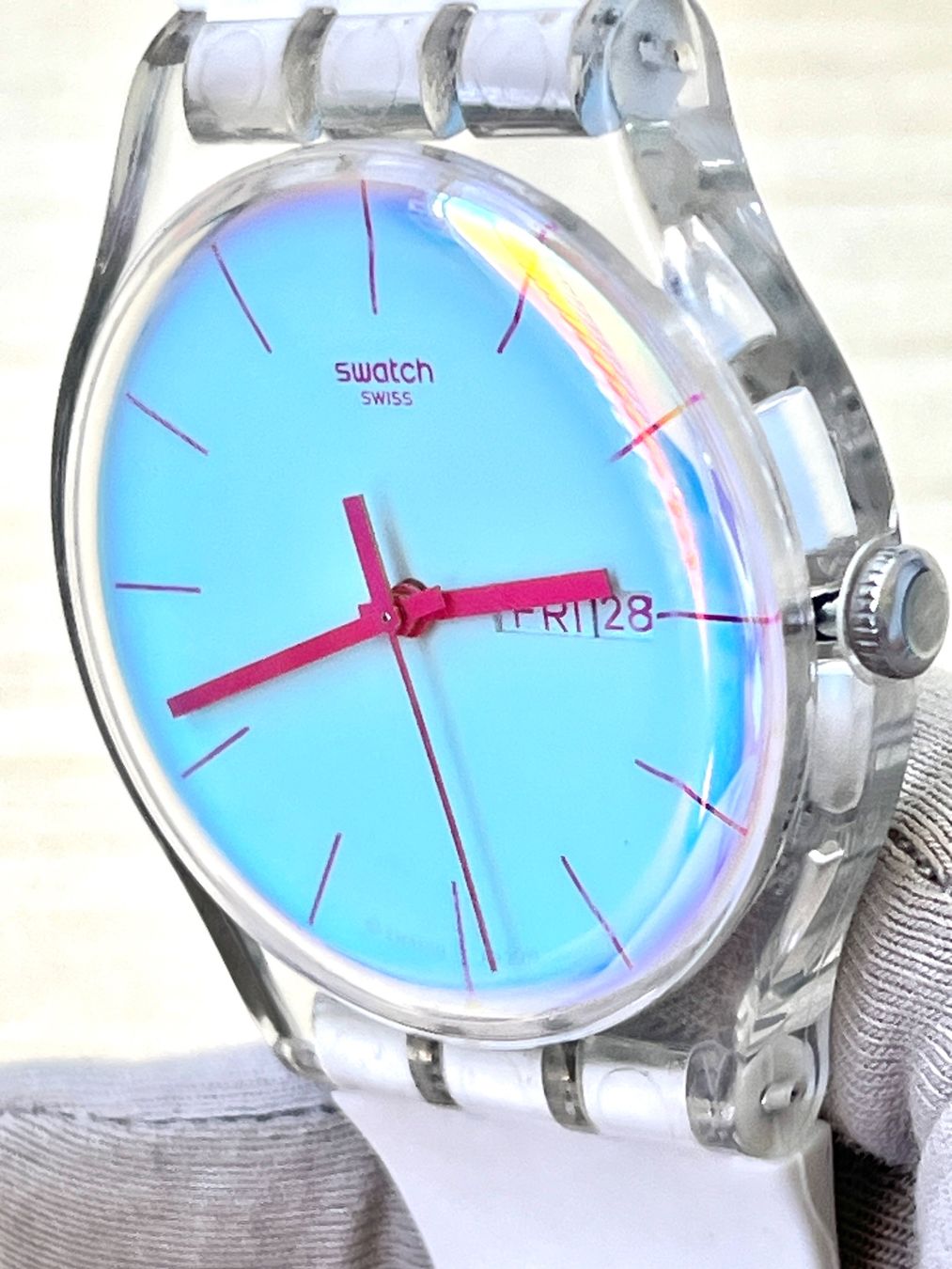 Swatch Orologi: Swatch Uhr, Sommer-Look! – Usato da Grenchen venduto da chththl 7