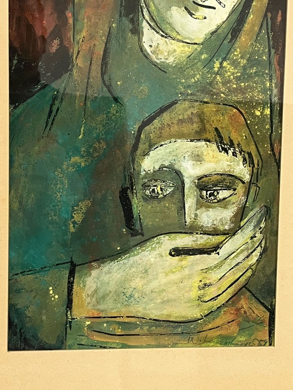 Dipinti: Werner Otto LEUENBERGER, 1932-2009 – Usato da Basel venduto da PAUL_ART 3
