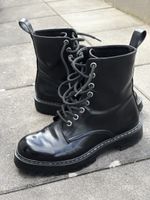Damenschnürboots, Schwarz, Größe 36