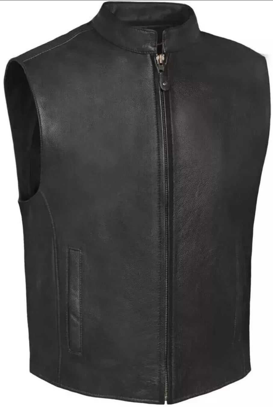 Gilets & Westen: Neue Herren Weste Echt Leder – Neu und originalverpackt aus Arbon von my_shopping