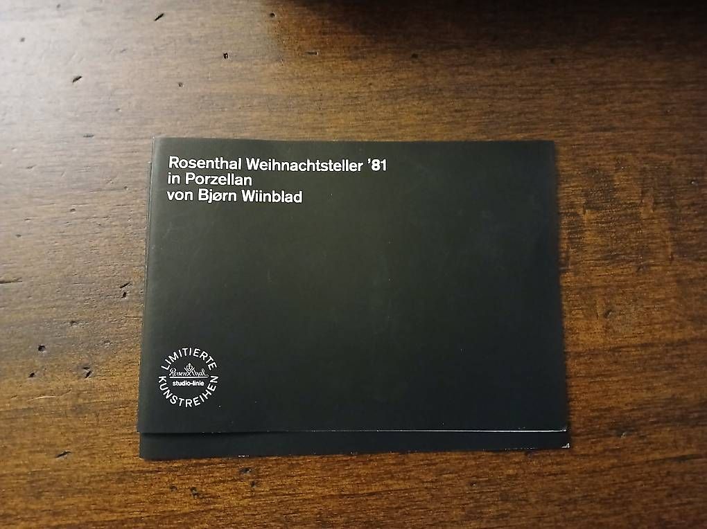 Rosenthal Piatti: Weihnachtsteller 81 Rosenthal – Nuovo (secondo la descrizione) da Arlesheim venduto da brs_j8pg 2