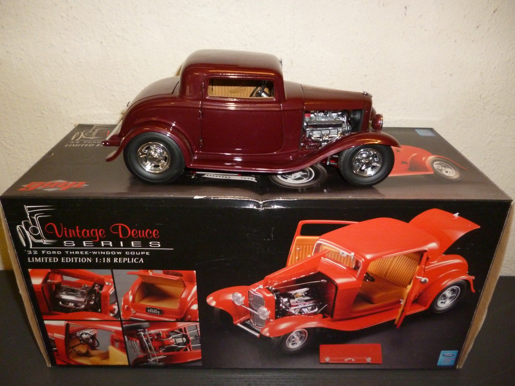 Ford Modellini d'auto: Ford 1932 Three-Window Coupe 1:18 GMP – Nuovo (secondo la descrizione) da Niederwil SG venduto da Kaicorner03 2
