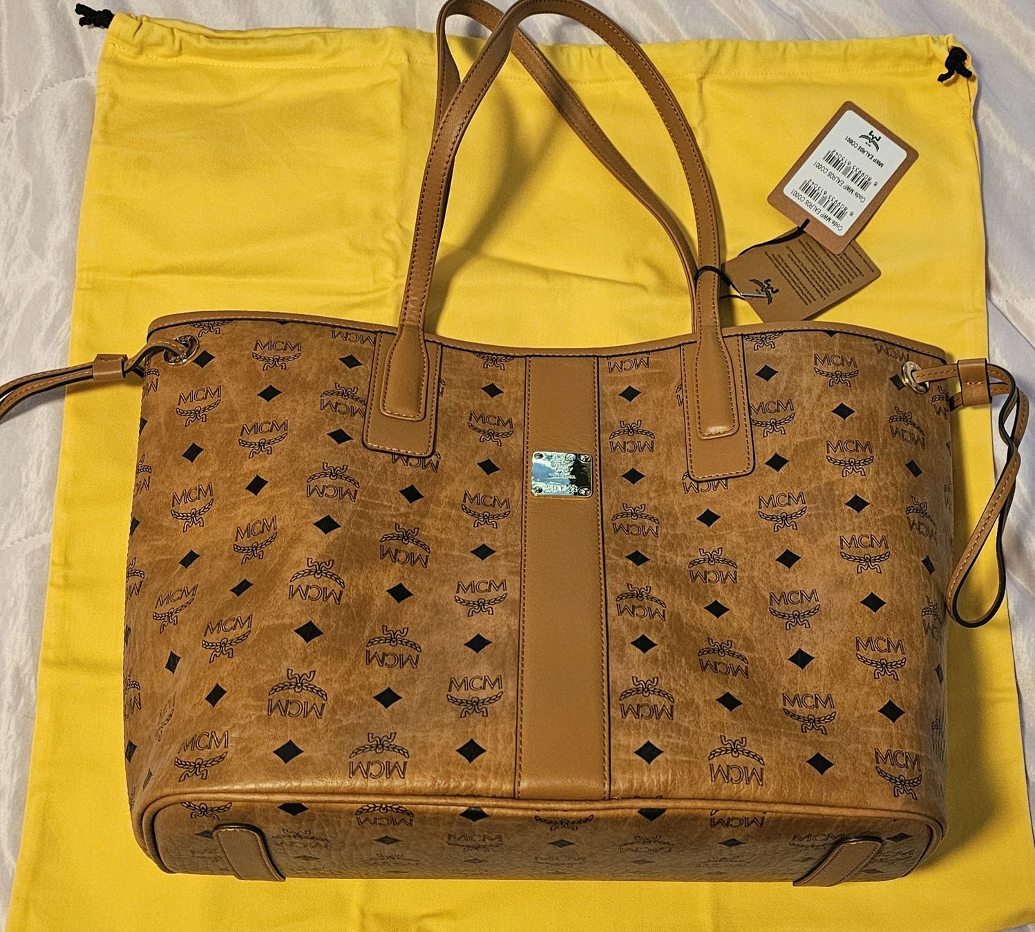Mcm Borse da donna: MCM Shopper Tasche cognac mit Pochette neu – Nuovo (secondo la descrizione) da Weite venduto da jes_57jk