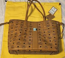 MCM Shopper Tasche cognac mit Pochette neu