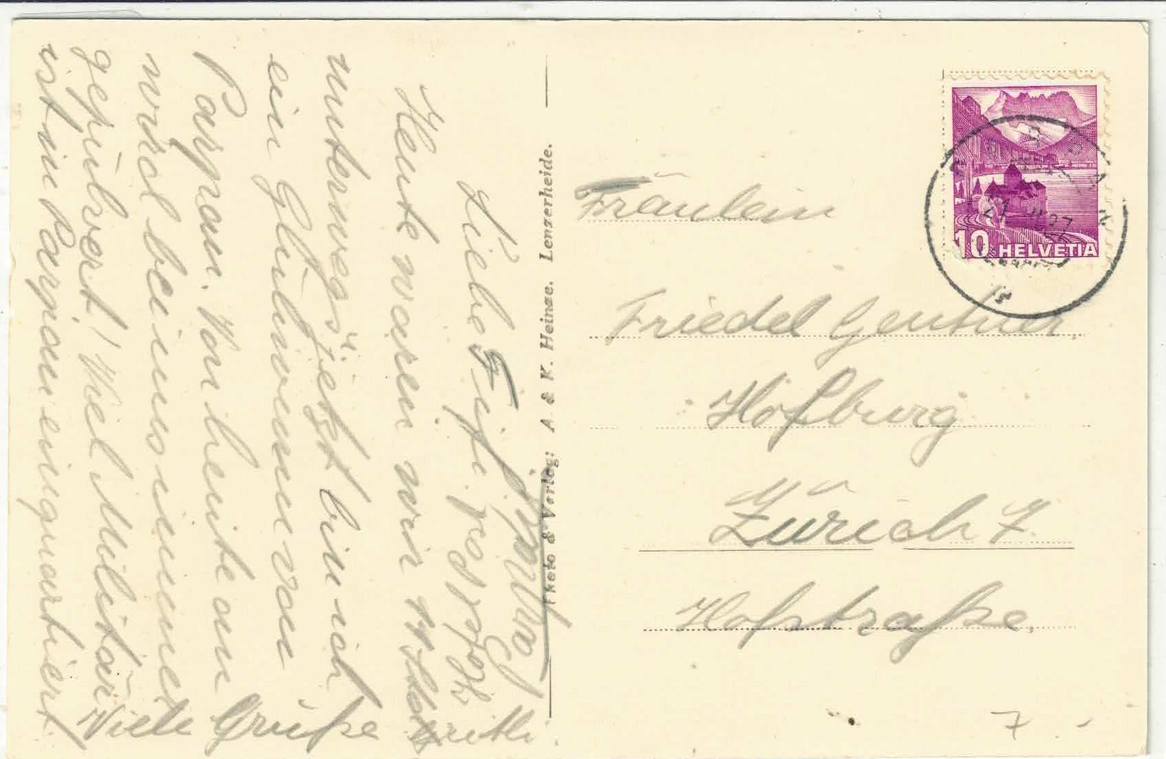 Cartes postales: Parpan mit Rothornkette – D'occasion à Ettingen par Kartenplanet 1
