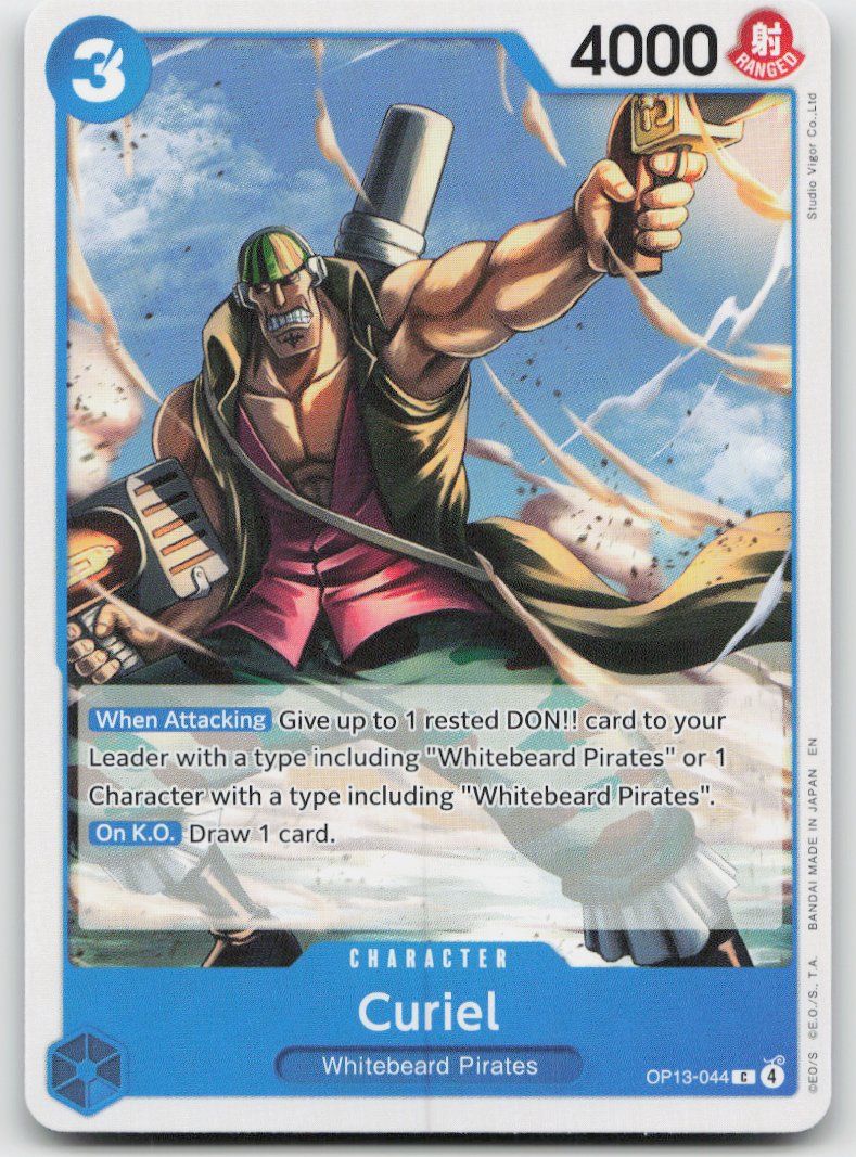 Bandai Carte collezionabili: One Piece Curiel OP13-044 C – Usato da Lugano venduto da VlaseCard