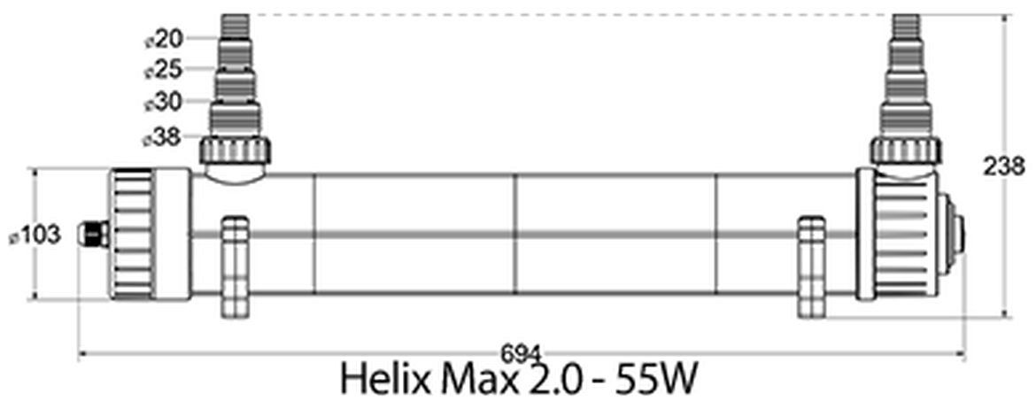 Filtri: Helix Max 2.0 UV-C Wasserklärer 55W – Nuovo e nell'imballaggio originale da Bottighofen venduto da zaap 5