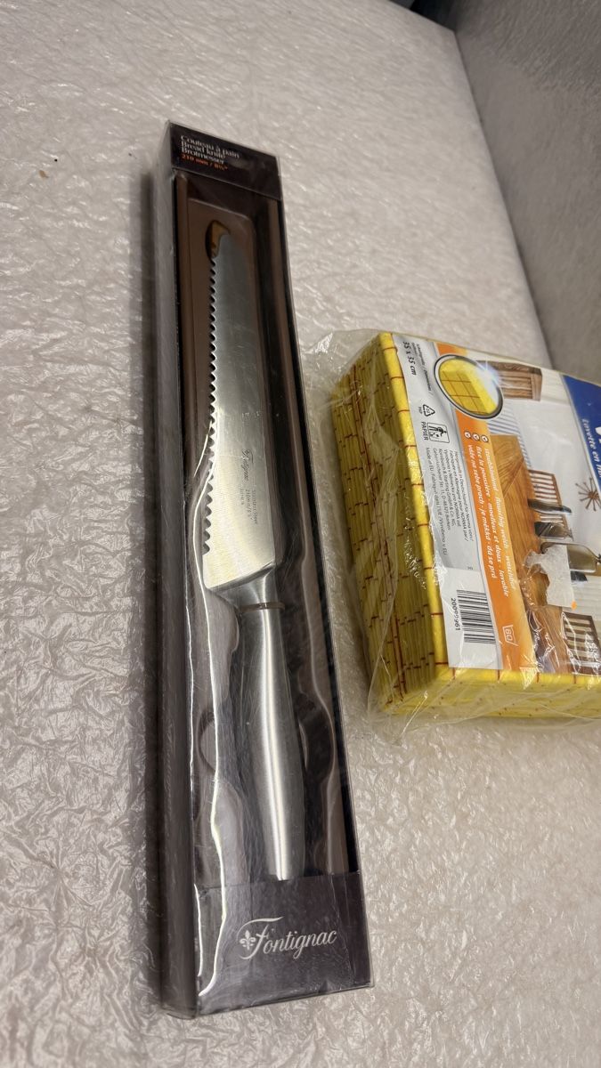 Coltelli da cucina: Neues Fontignac Brotmesser & tücher, – Nuovo e nell'imballaggio originale da Rotkreuz venduto da perlengott 5