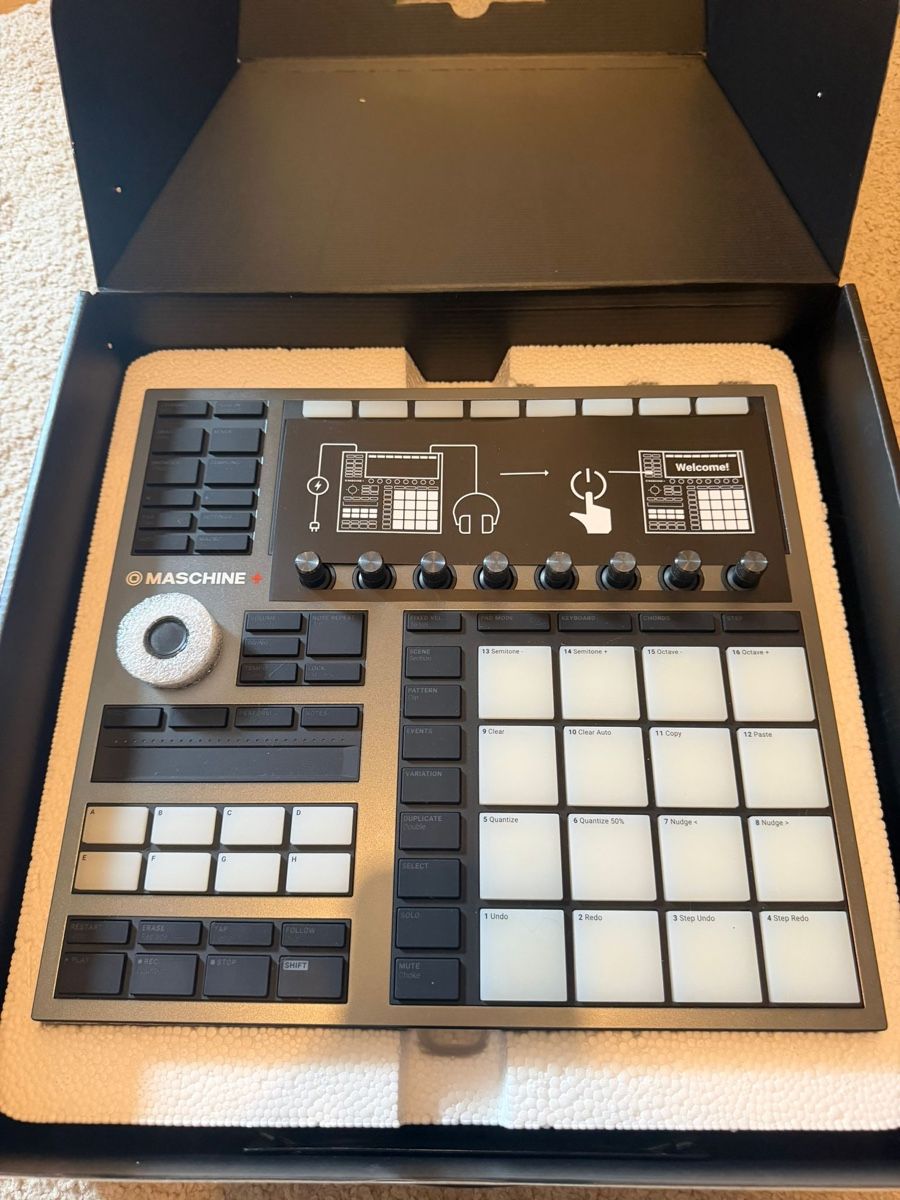 Native Instruments Musikinstrumente: Native Instruments Maschine+. Neuwertig, mit Originalverpac – Neu (gemäss Beschreibung) aus Schlieren von donato.di