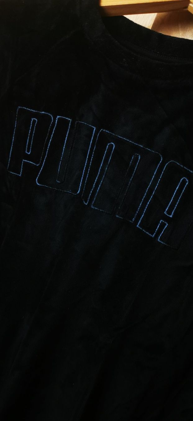 Puma Pullover & Sweatshirts: Schwarzer Puma Samt Pullover / Sweatshirt / Velvet - XS – Gebraucht aus Wettingen von JasminL92-2 2