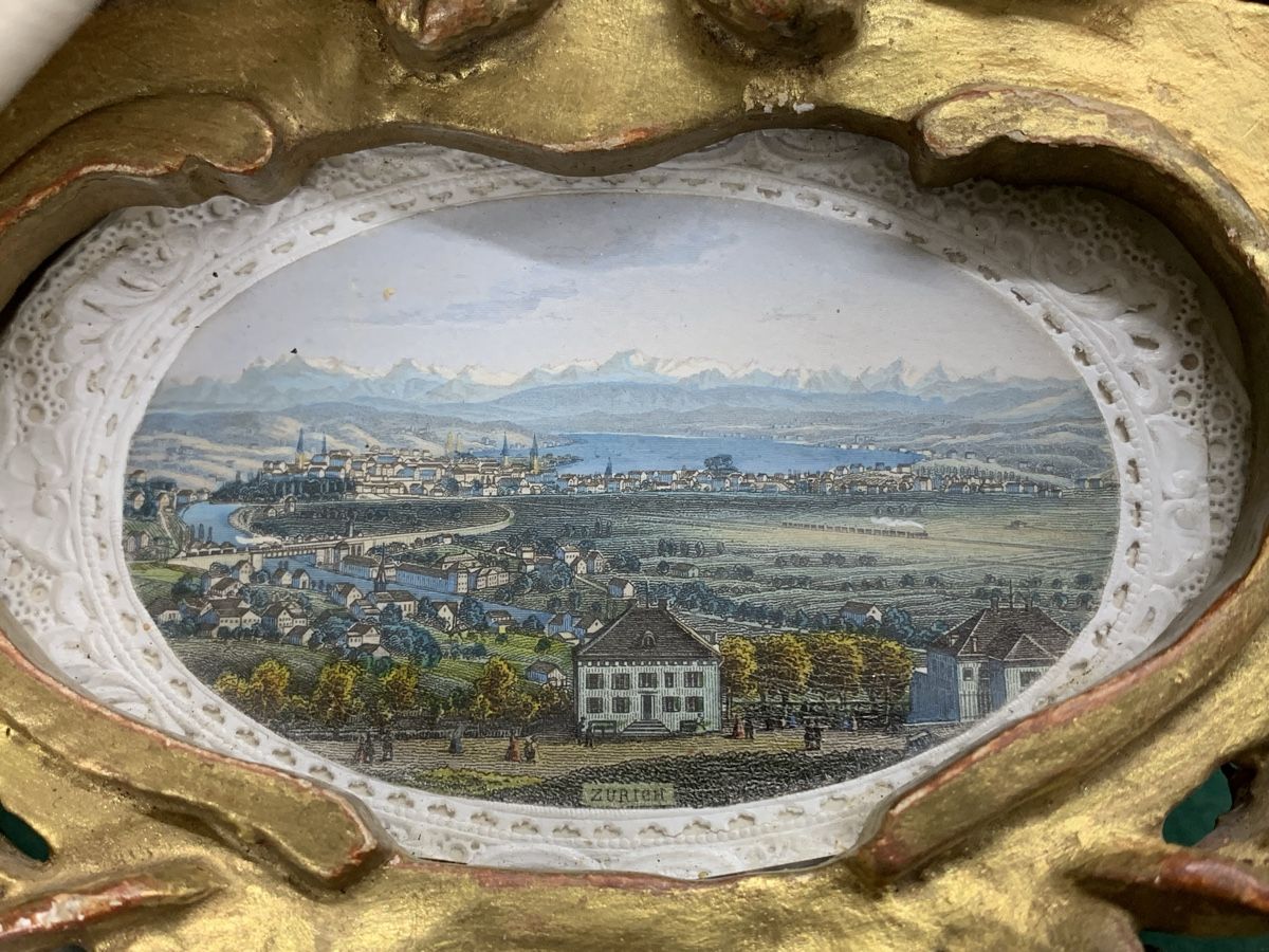 Gemälde: Zürich Aquatinta Radierung  – Gebraucht aus Wolfhalden von SecondAntique 2
