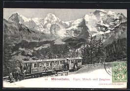 Mürrenbahn, Eiger, Mönch und Jungfrau