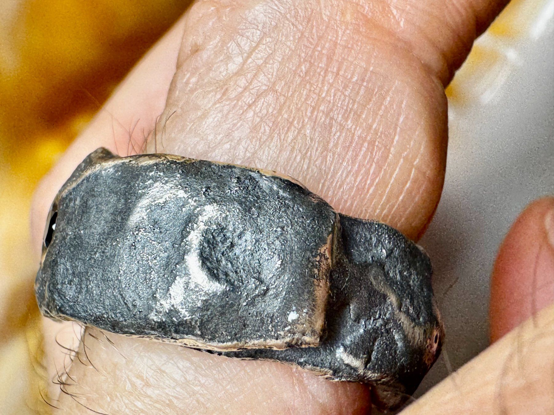 Ringe: HERREN-RING – Unikat mit schwarzem Diamant – Neu und originalverpackt aus Rüti ZH von Herzschmiede 5