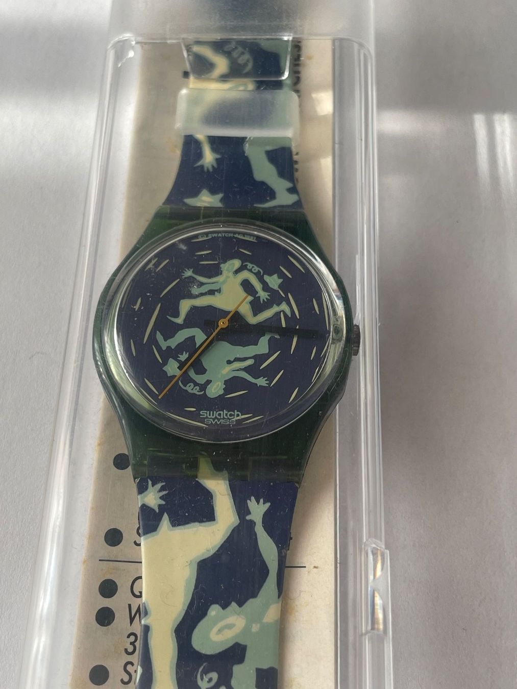 Swatch Orologi: Swatch Gent Crash 1991 Top ! – Nuovo e nell'imballaggio originale da Wilen b. Wil venduto da Alvaro00