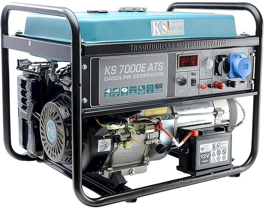 Generatori di corrente: K&S KS 7000E ATS Benzin-Generator 5.5kW – Nuovo e nell'imballaggio originale da Bottighofen venduto da zaap 1