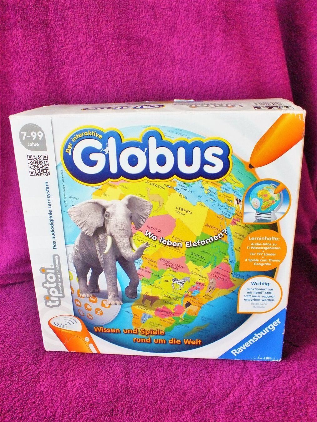 Ravensburger Spiele: tiptoi Globus + Bilderlexikon Tiere – Gebraucht aus Müllheim Dorf von Seeeule01 1