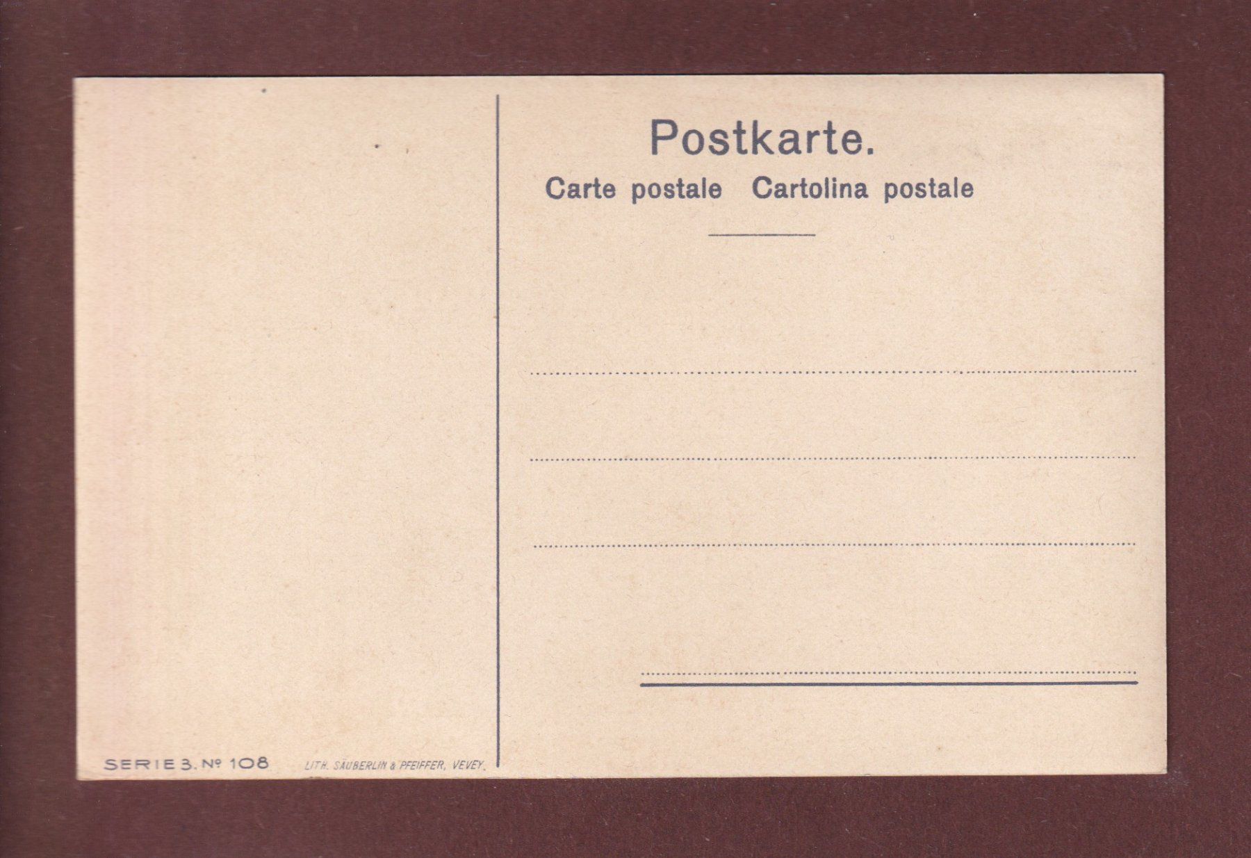 Ansichtskarten: Kirche von SAANEN – Gebraucht aus Pully von nicecards 1