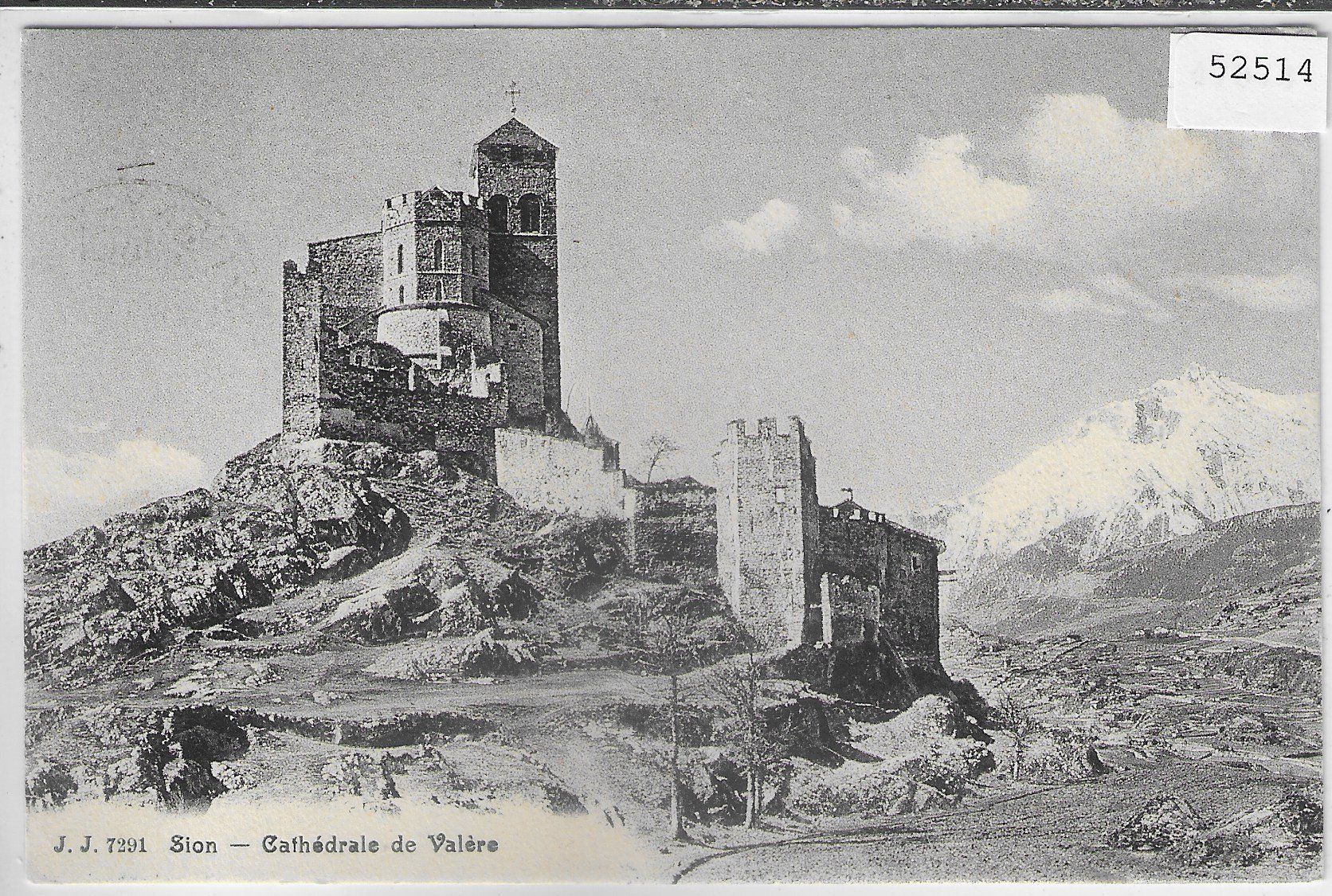 Cartoline postali: Sion - Cathedrale de Valere – Usato da Ettingen venduto da Kartenplanet