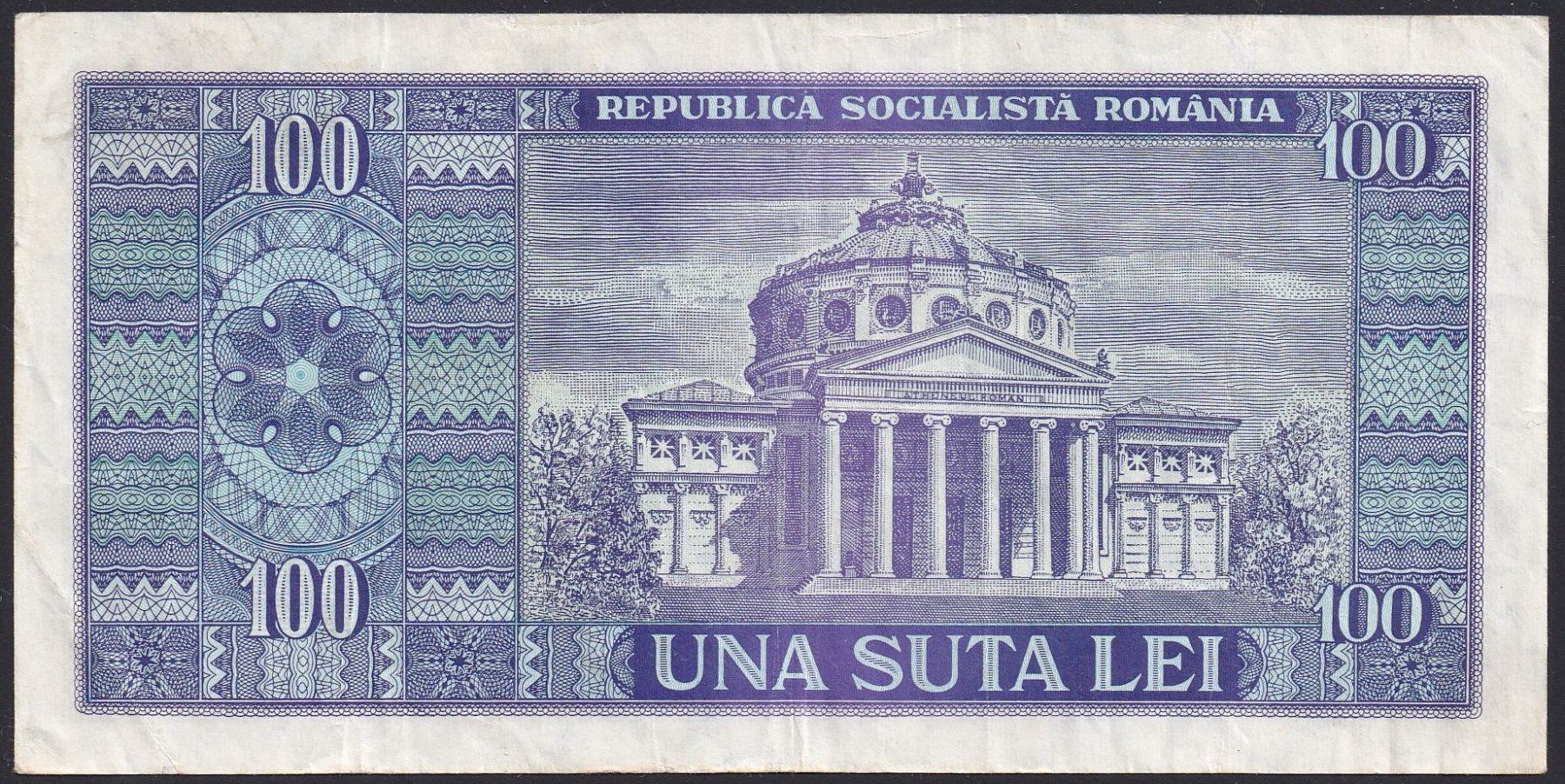 Banconote: Rumänien 100 Lei 1966 – Usato da Brugg AG venduto da banknoten_muesli 1